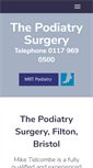 Mobile Screenshot of mbtpodiatry.co.uk