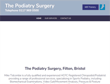 Tablet Screenshot of mbtpodiatry.co.uk